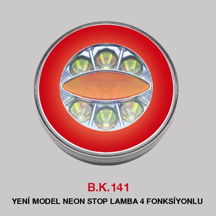 B.K 141 - YENİ MODEL NEON STOP LAMBA 4 FONKSİYONLU