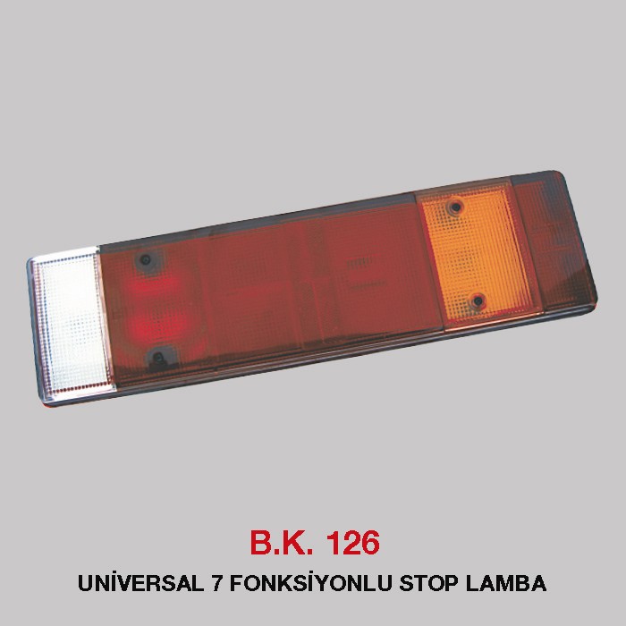 B.K 126 - UNİVERSAL 7 FONKSİYONLU STOP LAMBA