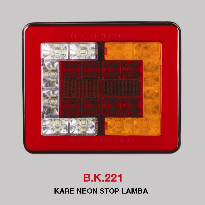 B.K 221 - KARE NEON STOP LAMBA